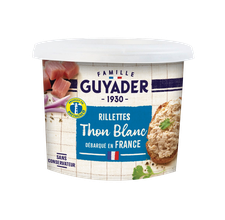Rillettes de thon blanc débarqué en France