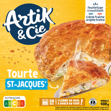 Tourte aux St Jacques  – 25% noix