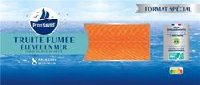 Truite fumée élevée en mer
