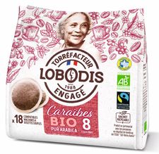 Café moulu en dosettes souples CARAIBES Bio Equitable