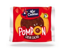 Pompon cœur Cacao