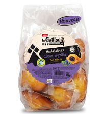 Madeleines coeur Myrtille pur beurre