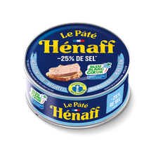 Le pâté Hénaff -25% de sel