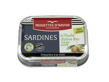 Sardines olive sans arêtes à l’huile d’olive bio