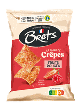 Chips de crêpes saveur fruits rouges