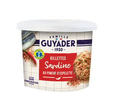 Rillettes de sardine au piment d&rsquo;Espelette