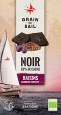Tablette au chocolat noir raisin sarrasin