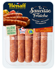 Saucisses au Piment d&rsquo;Espelette