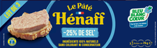 Le pâté Hénaff -25% de sel