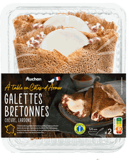 Galettes bretonnes chèvre, lardons