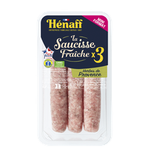 Saucisses Hénaff aux herbes de Provence