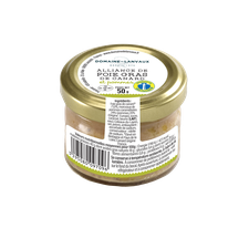 Alliance de foie gras de canard et pommes verrine