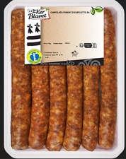 Chipolatas au Piment d&rsquo;Espelette VPF