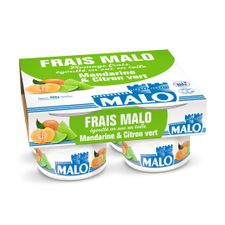 Fromage frais Malo Mandarine Citron vert