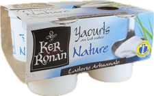 Yaourts au lait entier nature