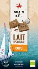 Tablette chocolat au lait coco