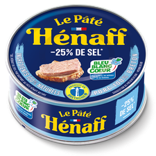 Le pâté Hénaff -25% de sel
