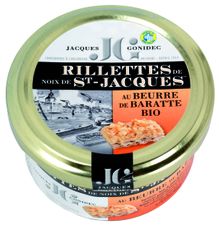 Rillettes de Noix de Saint Jacques au beurre de baratte Bio