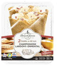 Galettes lardons champignons emmental