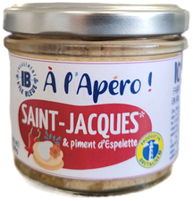 A l’Apéro !  Tartinables St Jacques et piment d’Espelette