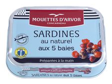 Sardines au naturel aux 5 baies