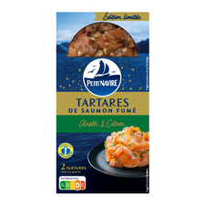 Tartares de saumon fumé aneth & citron