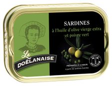 Sardines à l’huile d’olive vierge extra et poivre vert