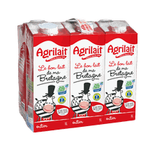 Lait de Bretagne entier Bleu-Blanc-Cœur Sans OGM
