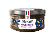 Préparation à base d&rsquo;aubergine,  thym et basilic