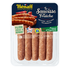 Saucisses fraîche au Piment d&rsquo;Espelette