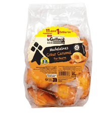Madeleines Coeur Caramel Pur Beurre