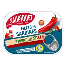 Filets de Sardines Piment Bio