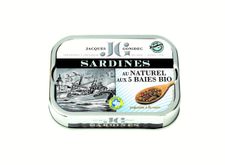 Sardines au naturel aux 5 baies Bio