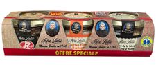 Tripack : Pâté de Campagne Breton Label Rouge IGP / Rillettes Fines de Bretagne / La Pâté de La Mère Lalie