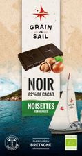 Tablette au chocolat Noir et noisettes torréfiées