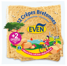 Crêpes au lait frais et au beurre frais