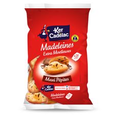 Madeleines Extra Moelleuses Maxi Pépites