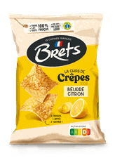 Chips de crêpes saveur beurre citron
