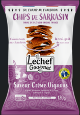 Chips de sarrasin saveur crème oignon