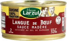 Langue de bœuf sauce madère