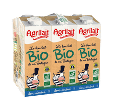 Le bon lait BIO de ma Bretagne demi écrémé