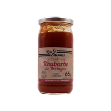 Confiture Rhubarbe de Bretagne pot réutilisable