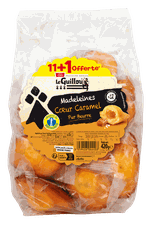 Madeleines Coeur Caramel Pur Beurre