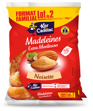 Madeleines Extra Moelleuses Noisette