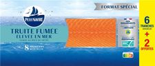 Truite fumée élevée en mer