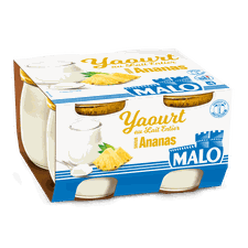 Yaourt au lait entier à l&rsquo;ananas