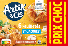 Feuilletés aux St-Jacques