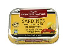 Sardines au citron confit et au piment à l’huile d’olive vierge extra – 1/6
