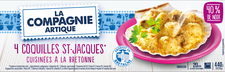 Coquilles St-Jacques cuisinées à la bretonne – 40% de noix