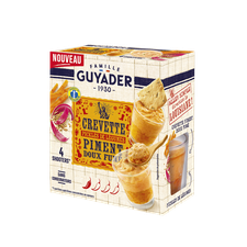 Shooters Crevette piment doux fumé & pickles de légumes